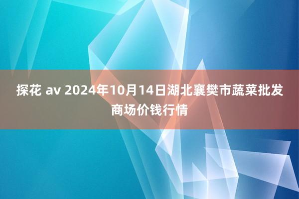 探花 av 2024年10月14日湖北襄樊市蔬菜批发商场价钱行情